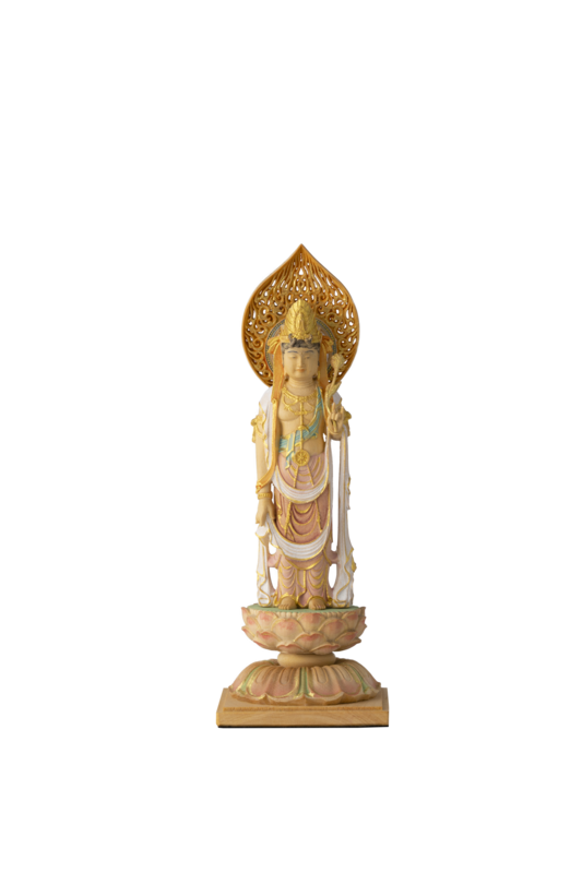 Sho Kannon (Guanyin) (彩色聖観音)