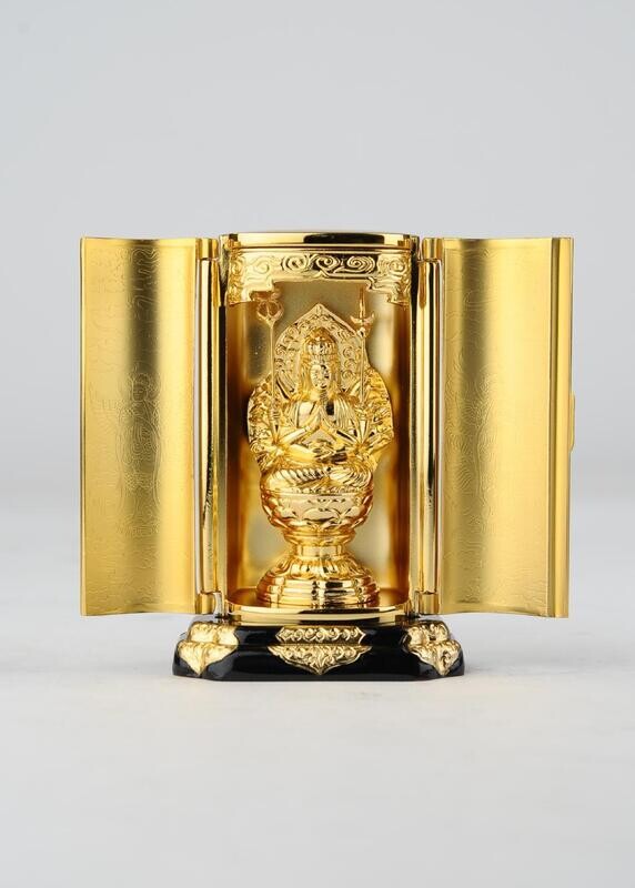 Kokuzo Bosatsu  (Ākāśagarbha) (虚空蔵菩薩) (Gold Plating Finish)