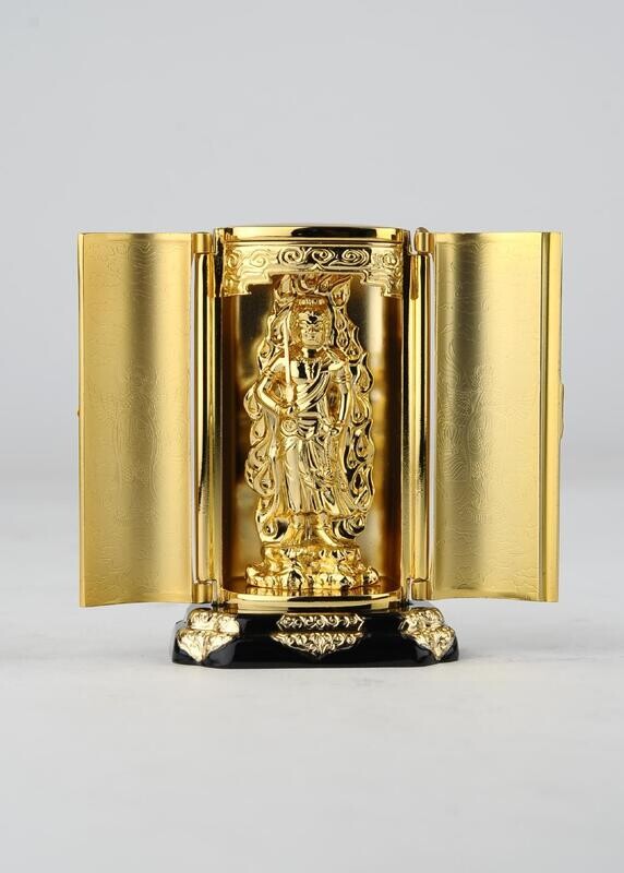 Fudo Myo-o (Acala) (不動明王) (Gold Plating Finish)