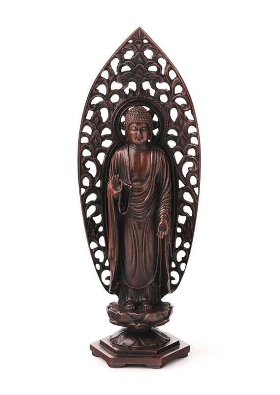 Amida Nyorai (Amitabha) (阿弥陀如来) Takaoka Doki (高岡銅器)