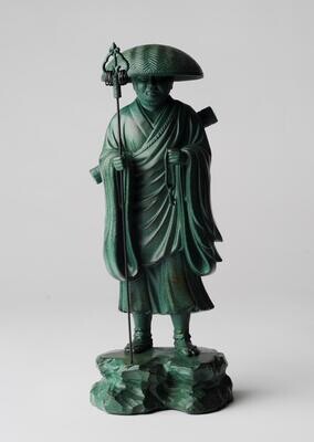 Kobo Daishi (弘法大師) Kukai (空海) Takaoka Doki (高岡銅器) 青銅色