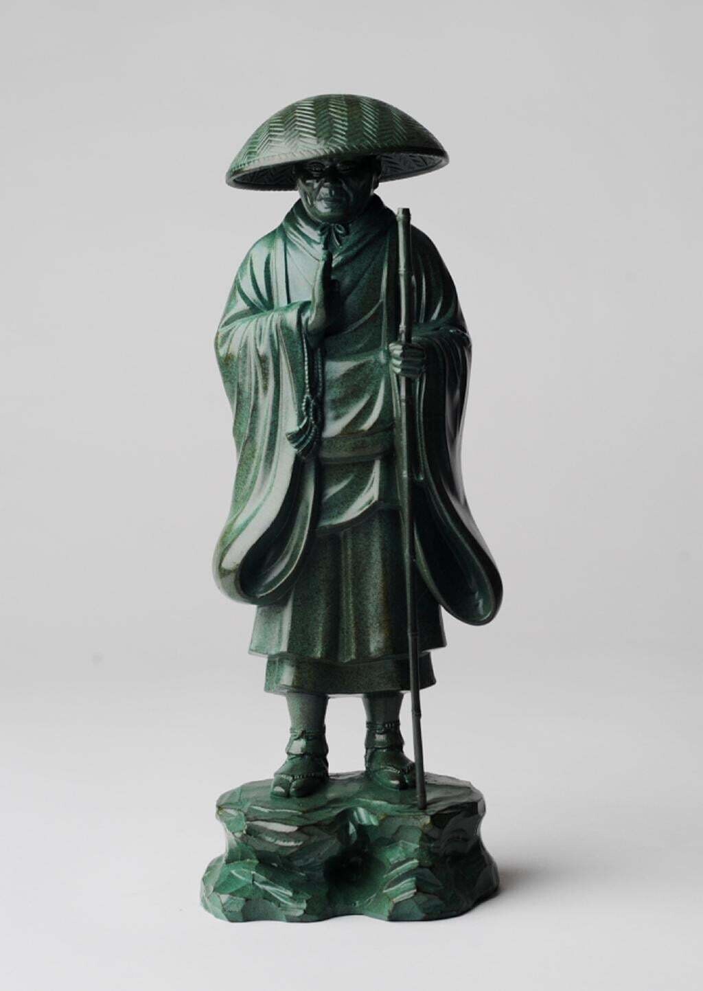 Shinran (親鸞聖人) Takaoka Doki (高岡銅器) 青銅色