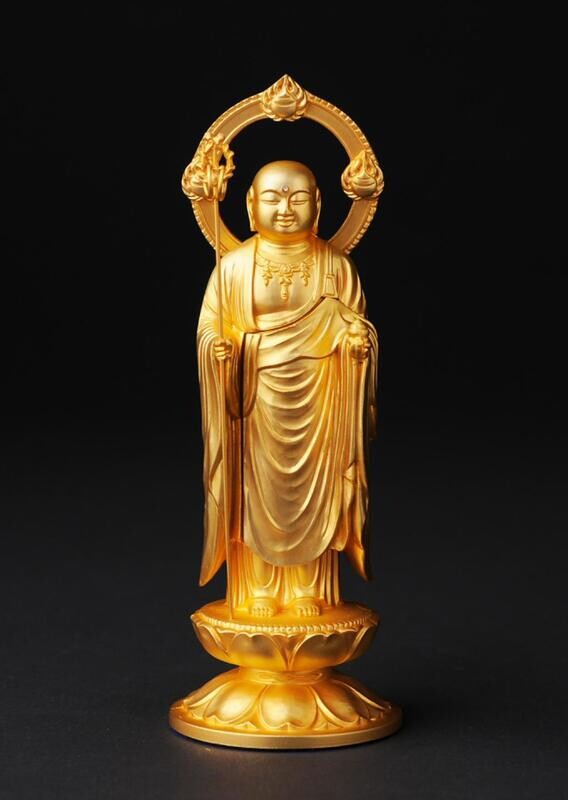 ShinJizo Bosatsu (新地蔵菩薩) 15cm (Gold Plating Finish)