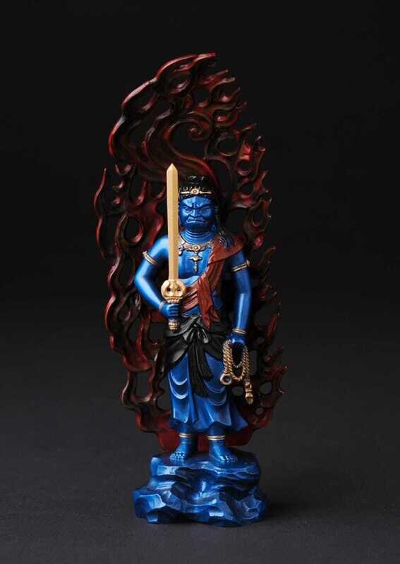 Ao Fudo Myo-o (Acala) (青不動明王) Takaoka Doki (高岡銅器)