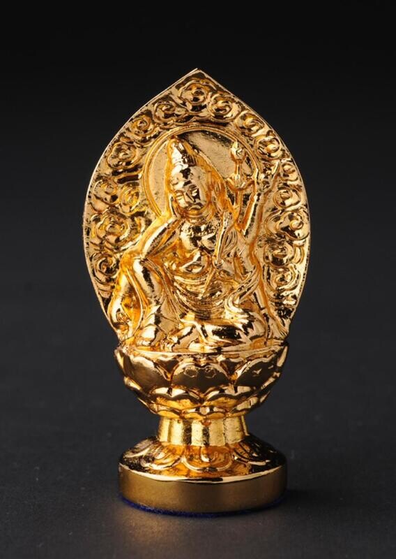 Nyoirin Kannon Bosatsu (如意輪観音菩薩) 6.5cm (Gold Plating Finish)