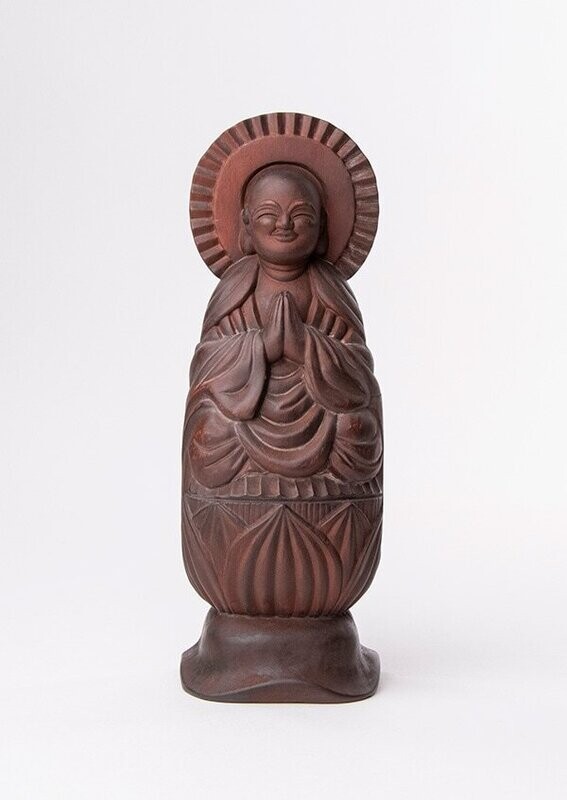 Jizo Bosatsu (地蔵菩薩像) Mokujikibutsu (木喰仏)