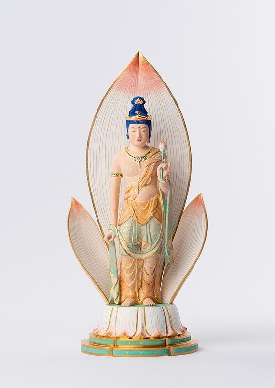 Sho Kannon  (聖観音菩薩 慈) Miura Yozan (三浦耀山作) Takamura Chihiro (篁千礼彩色)