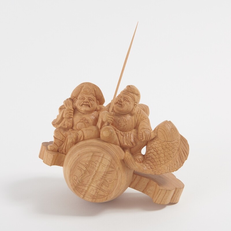 Kozuchi Riding Ebisu &amp; Daikoku (小槌乗り夷大黒)