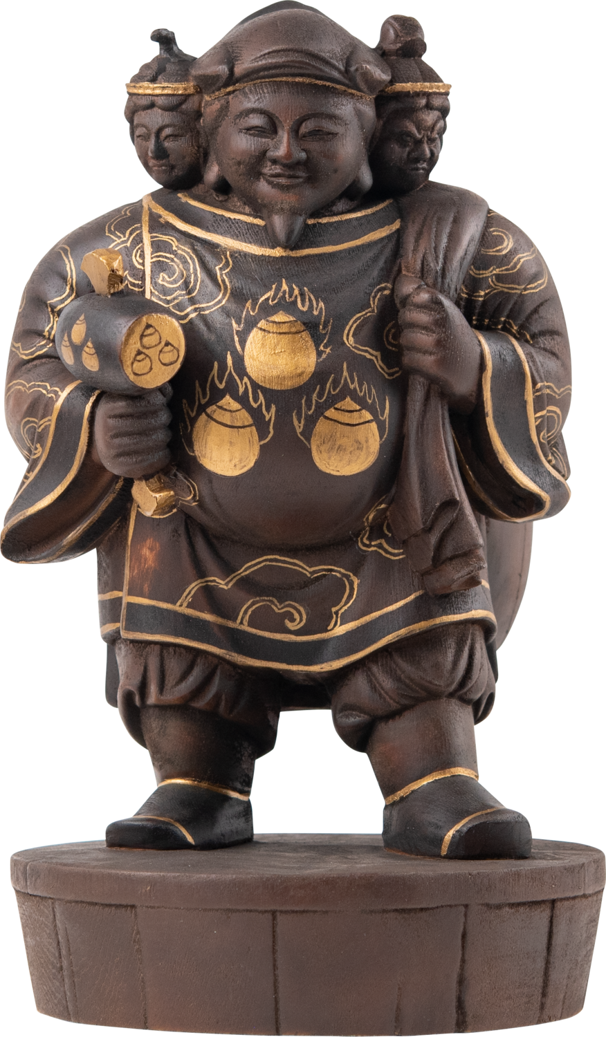 Three-faced Daikokusonten Large (三面大黒尊天 大)