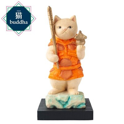 Cat buddha Bishamonten (猫buddha 猫福神 毘沙門天)