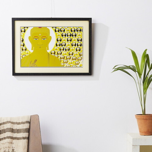 Isumu HAKU Giclee pop’n Buddha Amida Nyorai (阿弥陀如来)