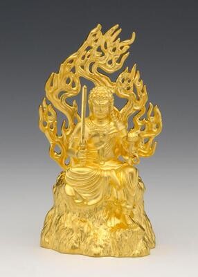 Fudo Myo‐o(不動明王 純金製 総高10cm)