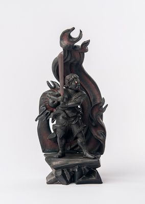 Fudo Myo-o (Acala) (宮本武蔵 不動明王立像(1/2サイズ))