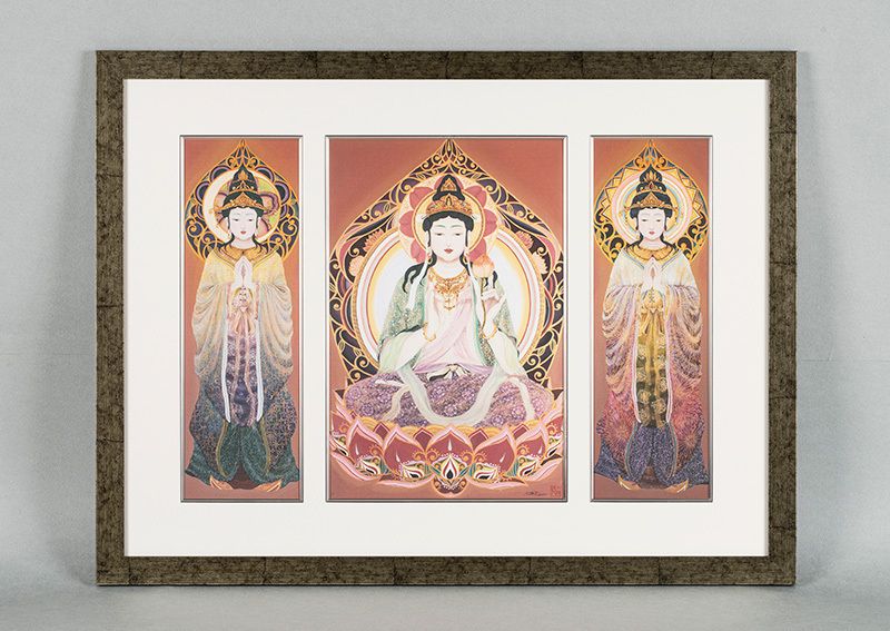 Hikari Sanzon Giclee | Youka  (光三尊 ジクレー 木綿花作)