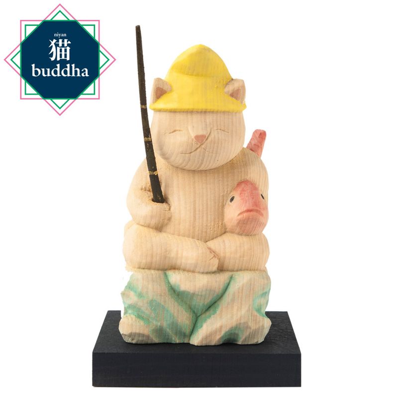 Cat buddha Ebisu (猫buddha 猫福神 恵比寿)