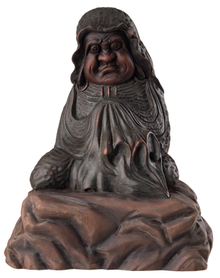 Darumataishi Zazen-zō (達磨大師坐禅像 弐号 開眼供養済)