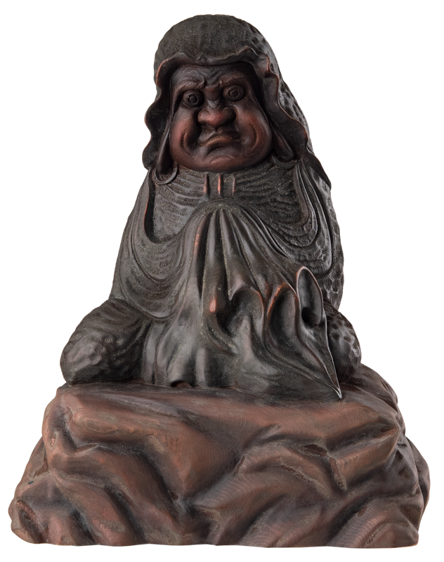 Darumataishi Zazen-zō (達磨大師坐禅像 弐号 開眼供養済)