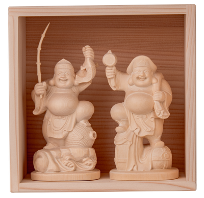 Ebisu Daikokuten Large Consecrated (恵比寿大黒天 大　開眼供養済)