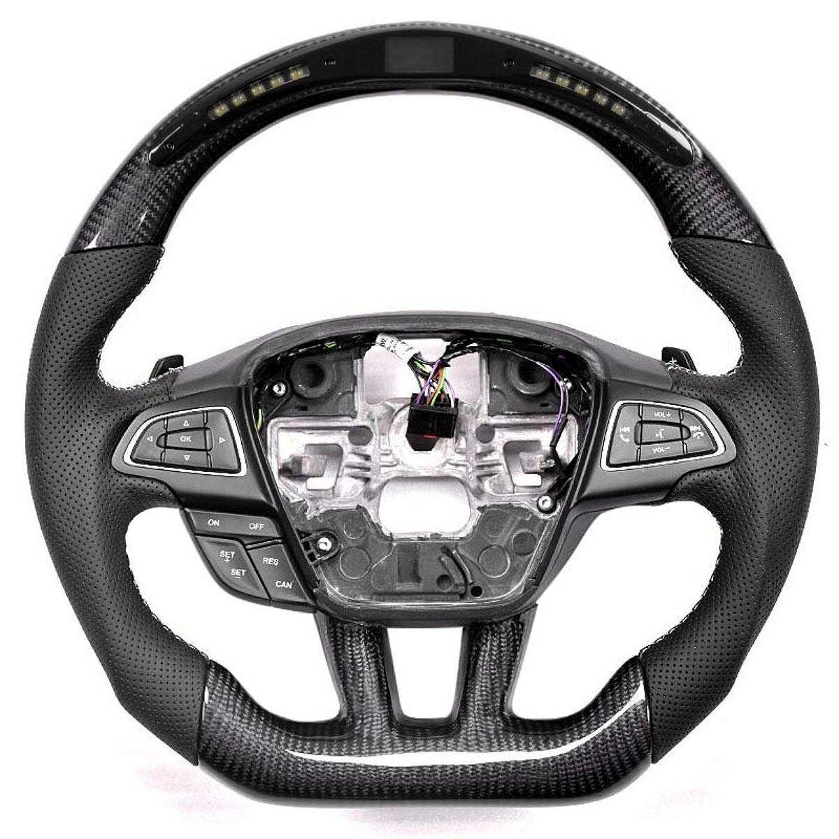 Carbon Fiber Steering Wheel with LED display for Ford Fusion Mendeo 2013-2020