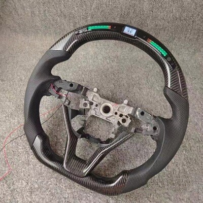 Carbon Fiber Steering Wheel +LED for Honda 11th Generation Accord