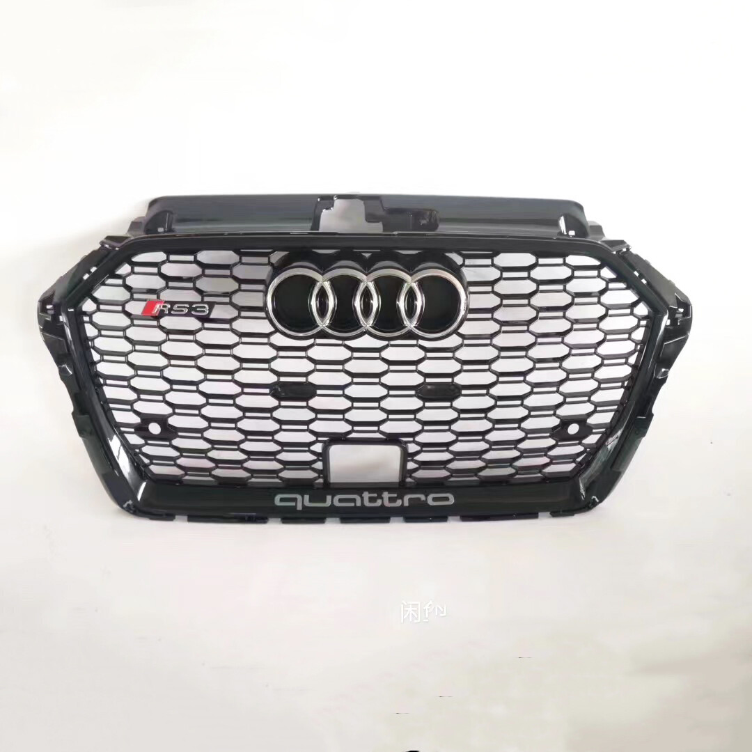 Upgrade Grille with ACC Hole for Audi A3 S3 RS3 Replacement