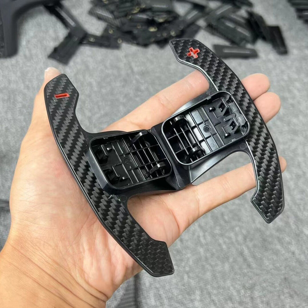 Carbon fiber Paddle Shifters Cover for BMW M Power steering wheel