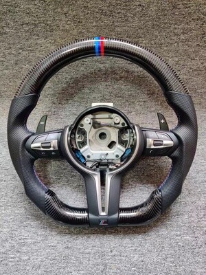 Carbon Fiber Steering wheel for 3/5/7 series X3/X4/X5/ m3/m4/m5  (in stock)