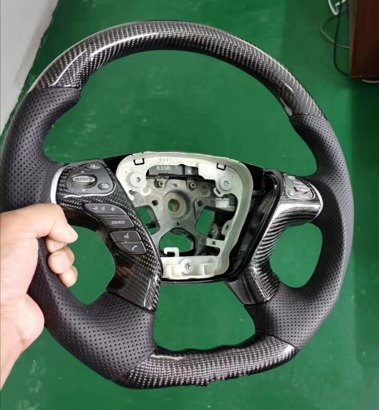 Carbon fiber steering wheel for infinity Q70