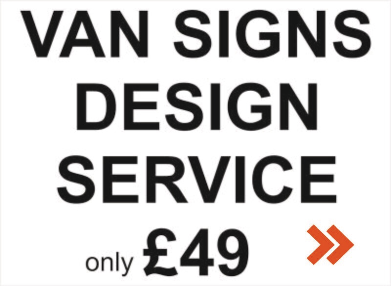 Custom Van sign and/or logo design service