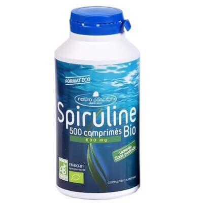 SA -Spiruline Bio 500 comprimés