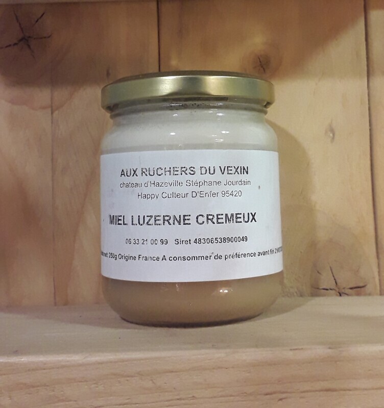 Miel Luzerne crémeux - 250g