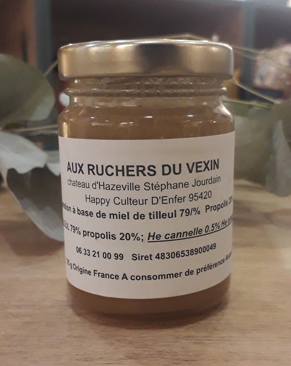 Miel à la propolis - Orange - Cannelle - 125g