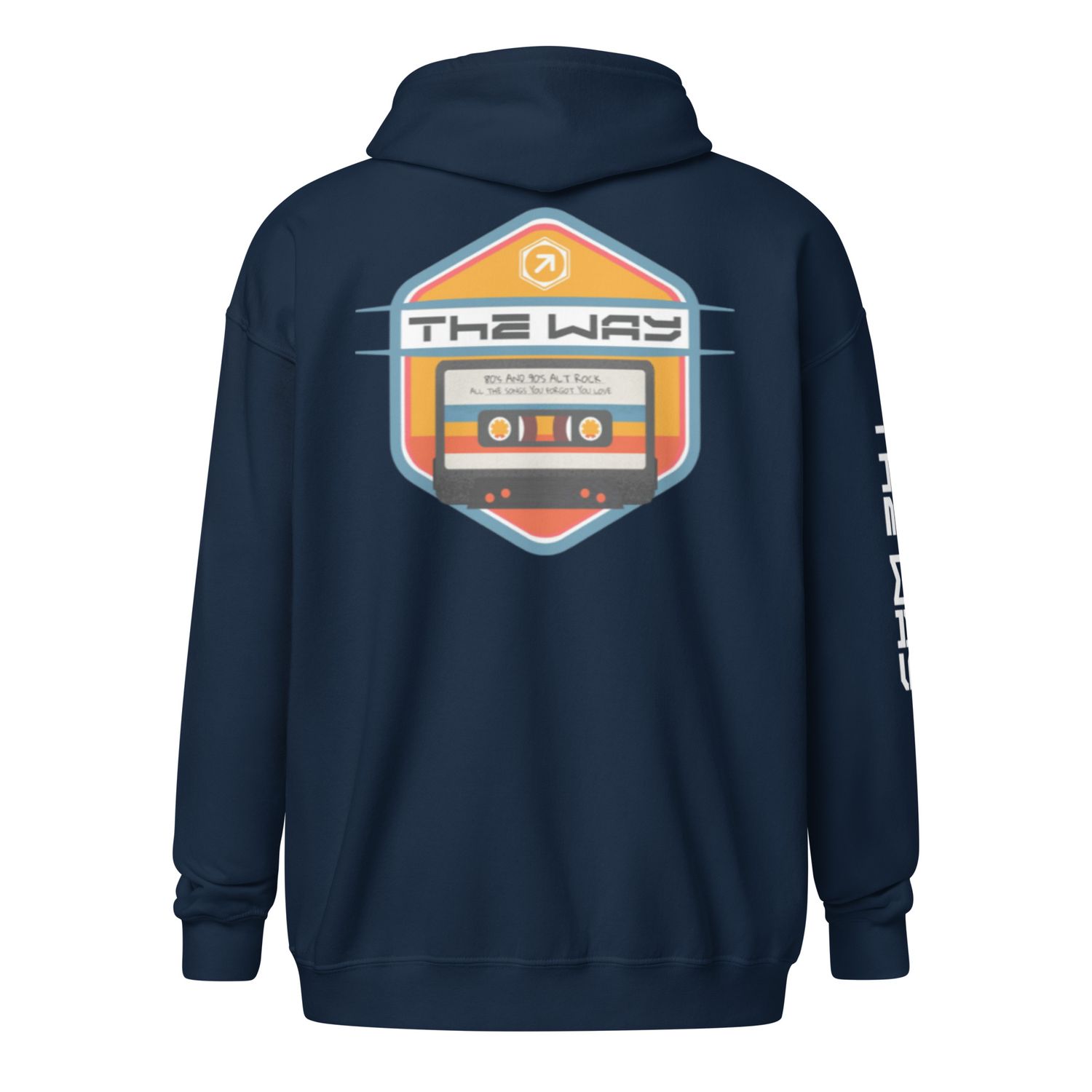 Mixed Tape Zip Hoodie
