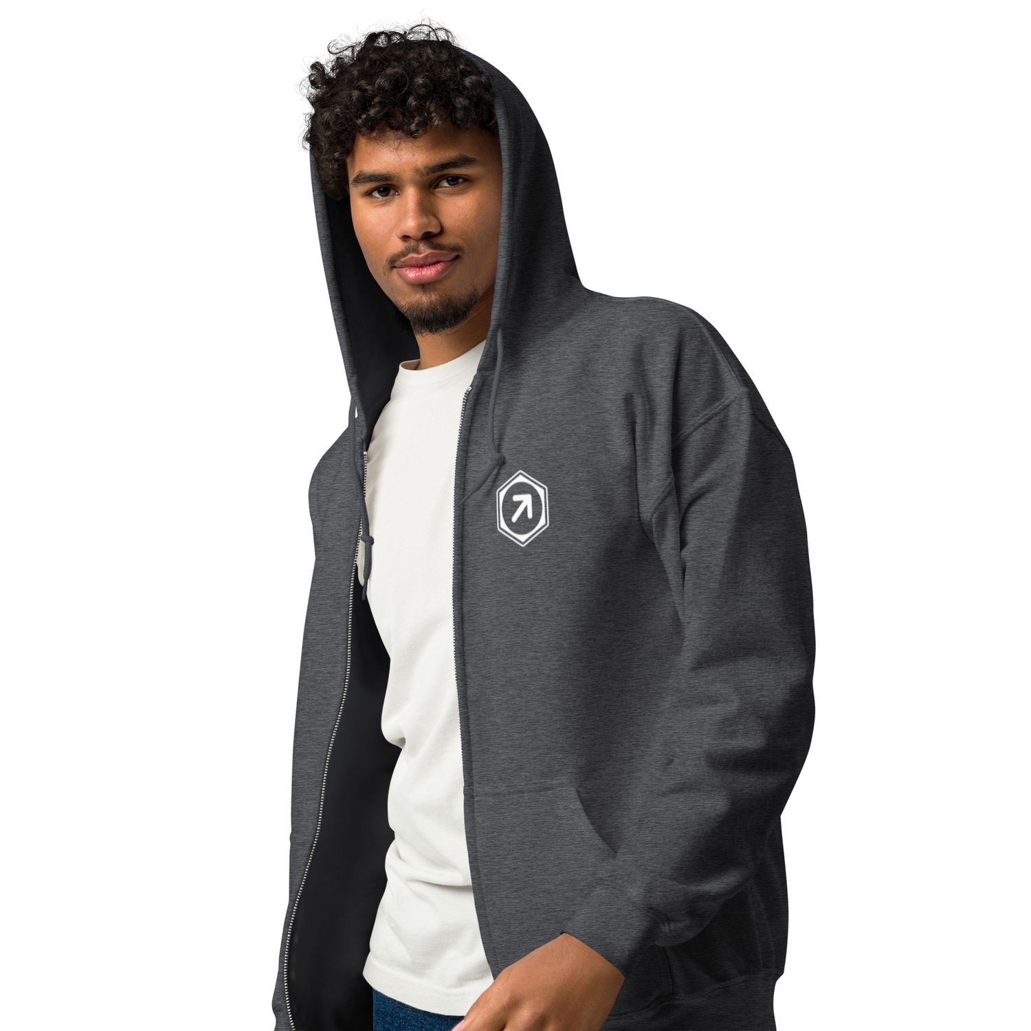 Mixed Tape Zip Hoodie