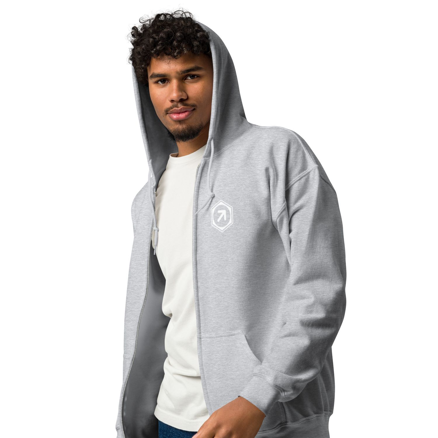 Mixed Tape Zip Hoodie