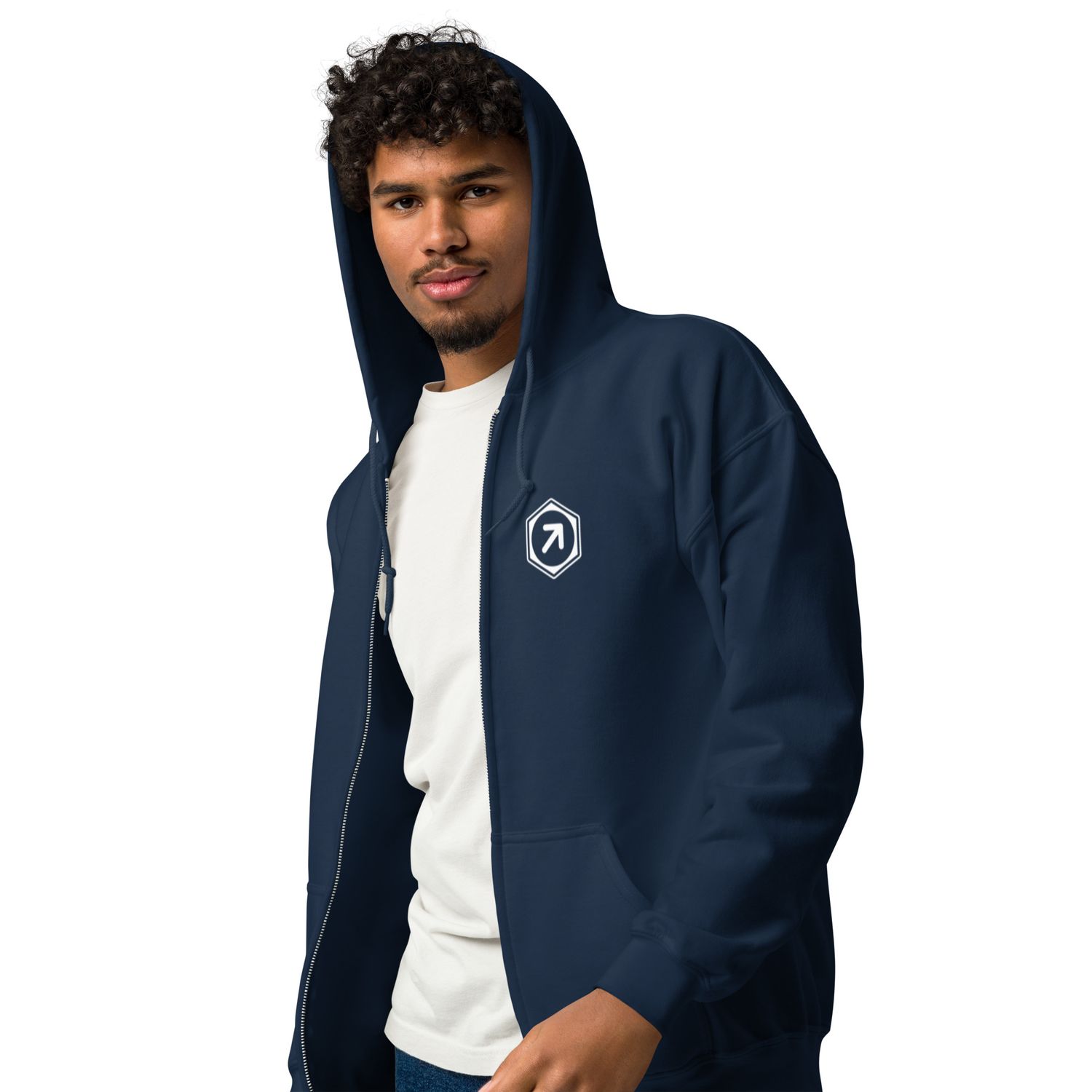 Mixed Tape Zip Hoodie