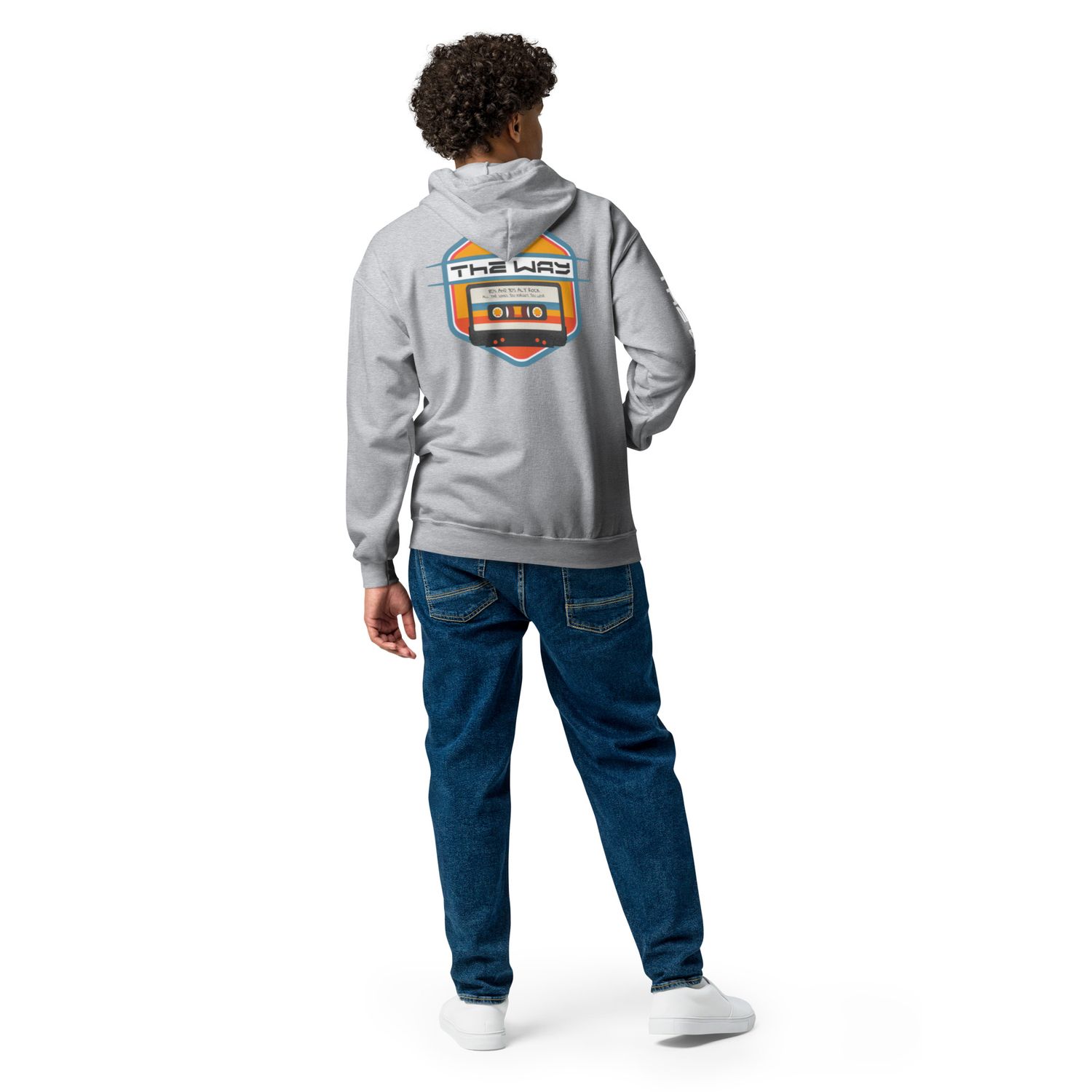 Mixed Tape Zip Hoodie