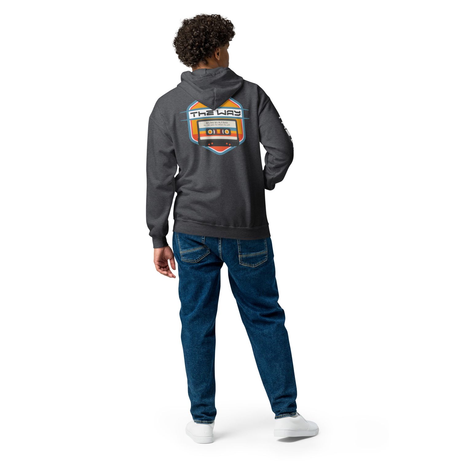 Mixed Tape Zip Hoodie
