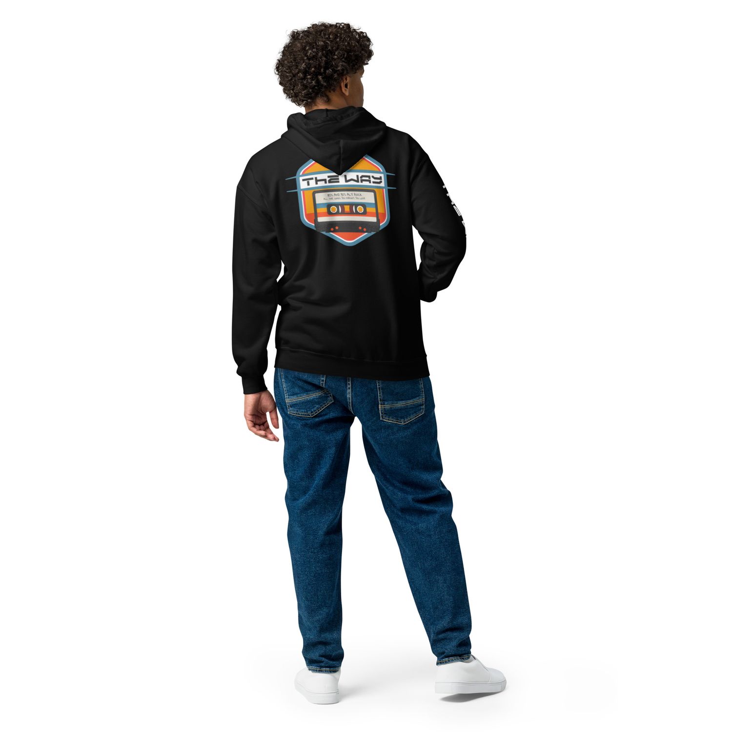 Mixed Tape Zip Hoodie