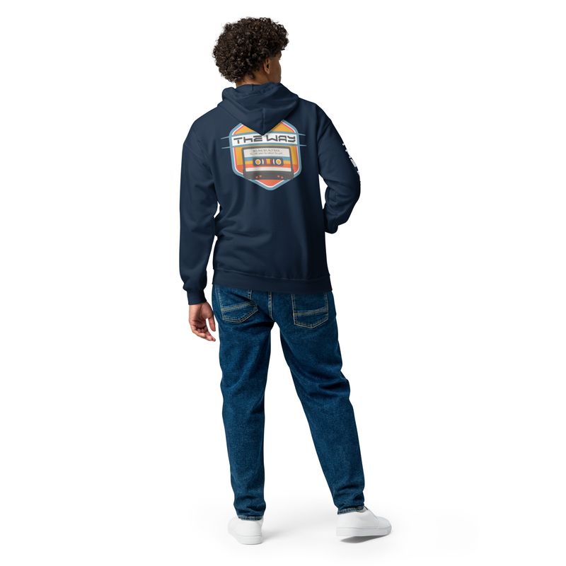 The Way Mixed Tape Unisex Zip Hoodie