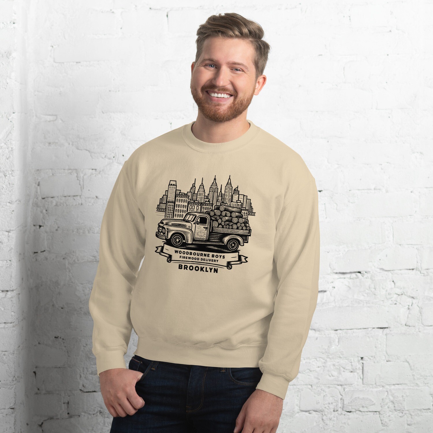 Vintage Firewood Delivery - Woodbourne Boys Unisex Sweatshirt