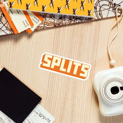 SPLITS It Sticks 6" Sticker