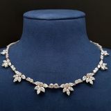 Scarselli 12.88 Carat White Natural Diamond Drop Necklace