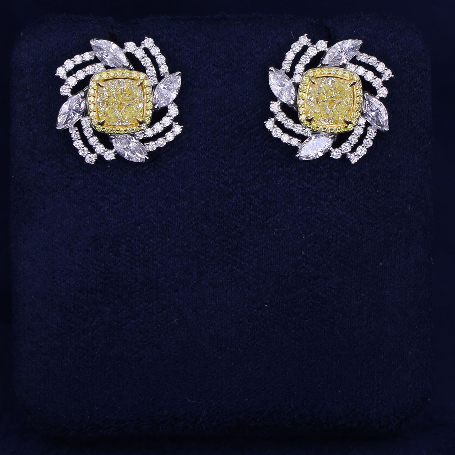 Scarselli 2.43 Carats Diamond Earrings