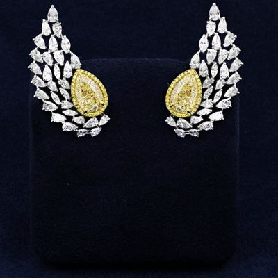 Scarselli 7.87 carats Natural Diamond Earrings