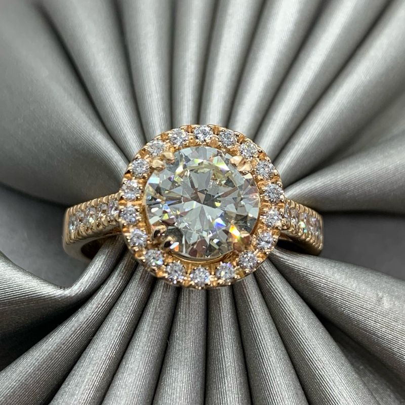 Halo Diamond Ring
