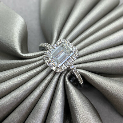 Halo Diamond Ring