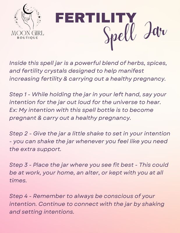 Fertility Spell Jar