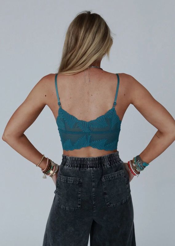 Butterfly Beauty Bralette - Blue: S