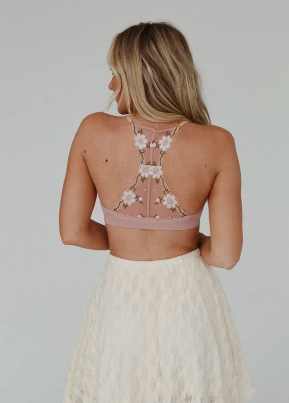 Daisy Breeze Bralette - Pink: XS/S
